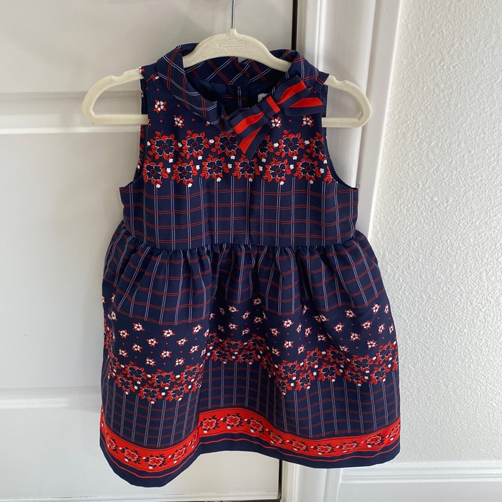 Janie and Jack Satin Party Dress Tulle Underskirt Size 2-3 yr old